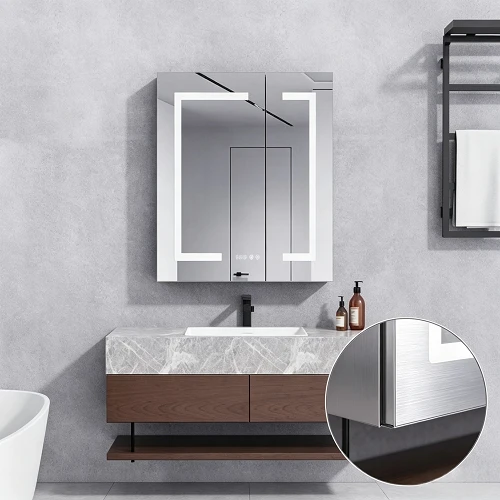 Pourquoi nous choisissons l'aluminium pour nos armoires à miroir LED
