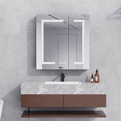 Nouveauté – Armoire à miroir LED à double-porte